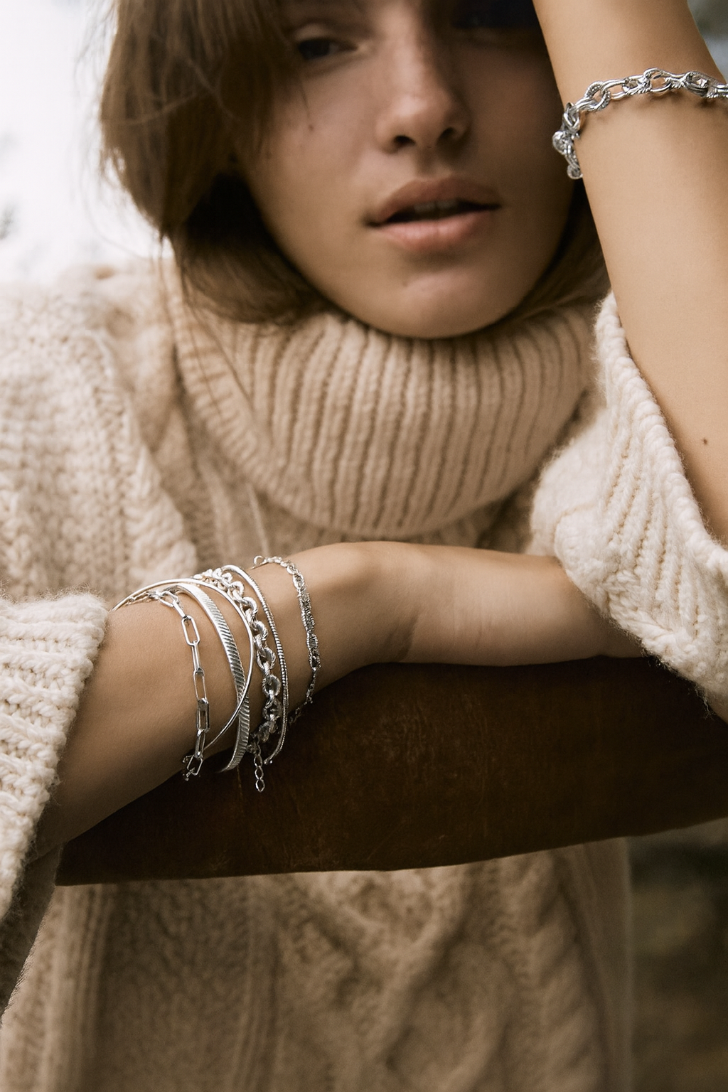 Joanna Bangle Silver