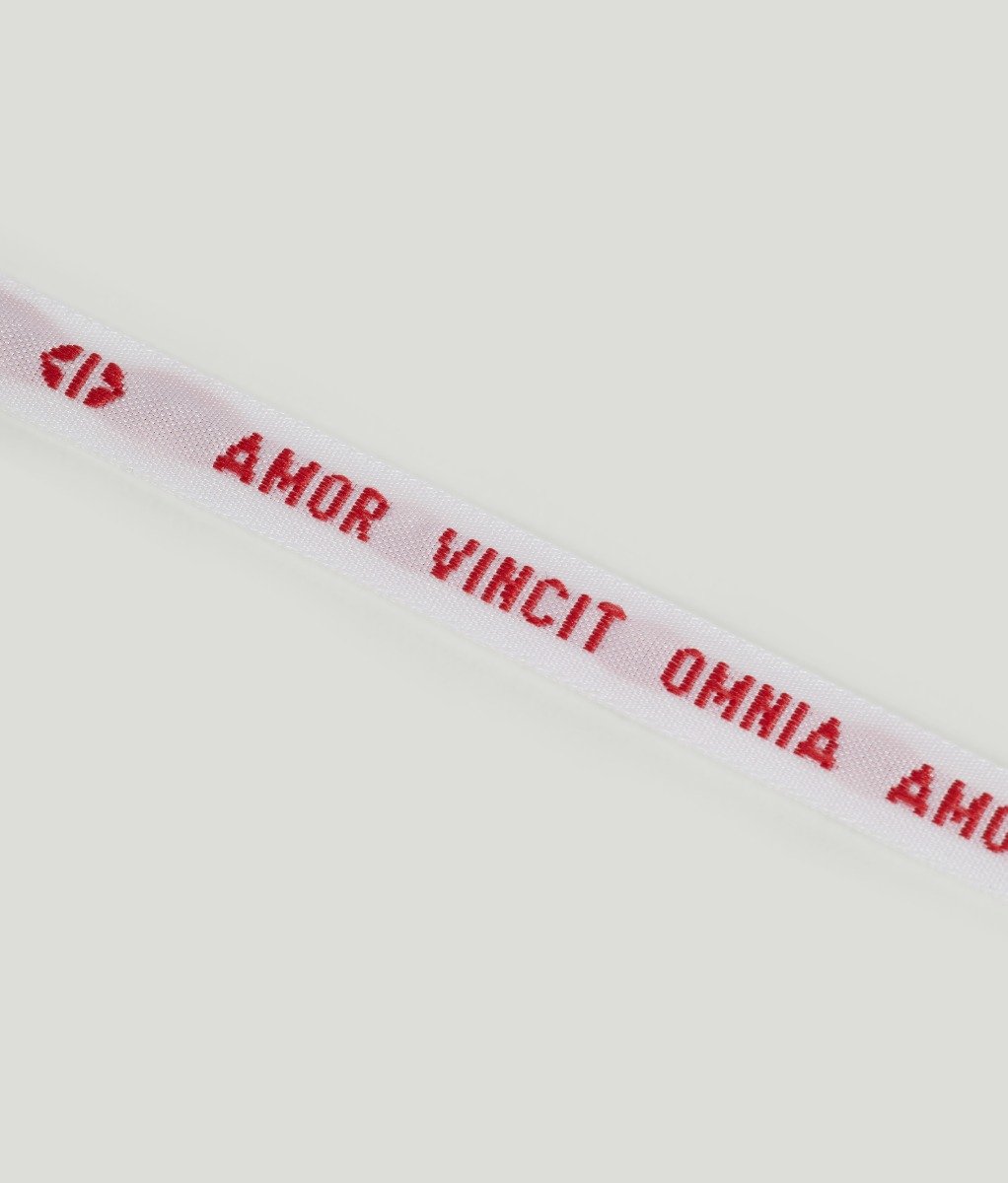 Amor Vincit Omnia Ribbon Bracelet