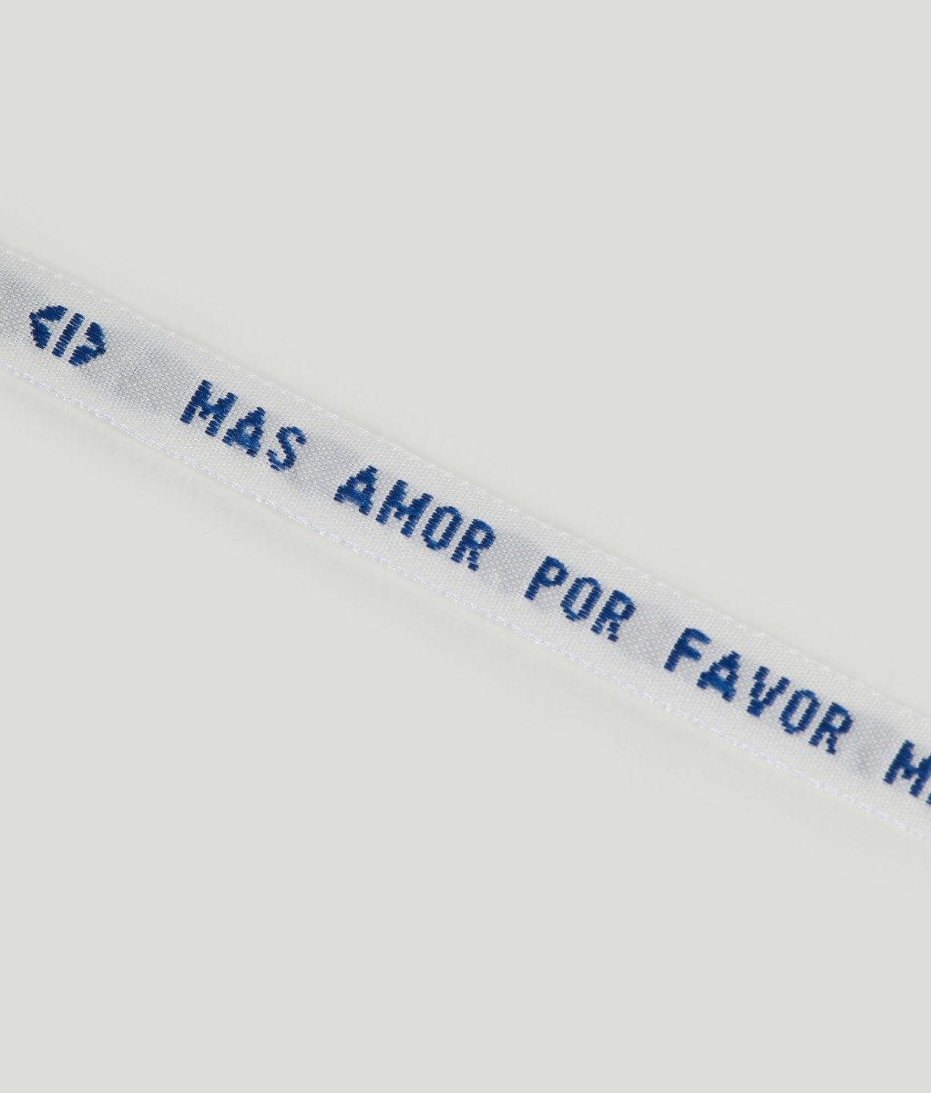 Mas amor por favor Ribbon Bracelet