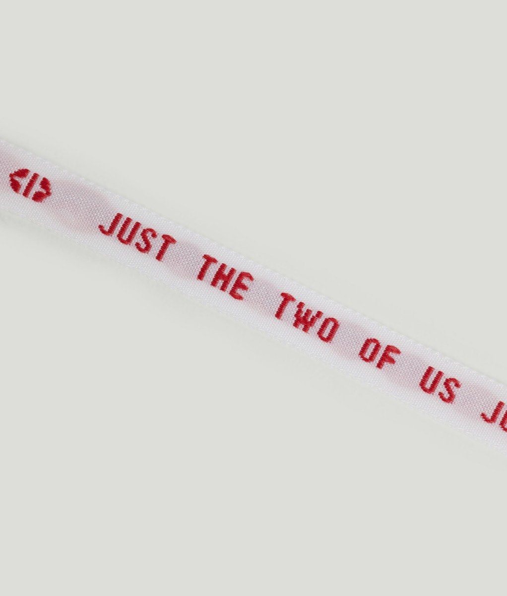 Just the 2 of Us Ribbon Bracelet