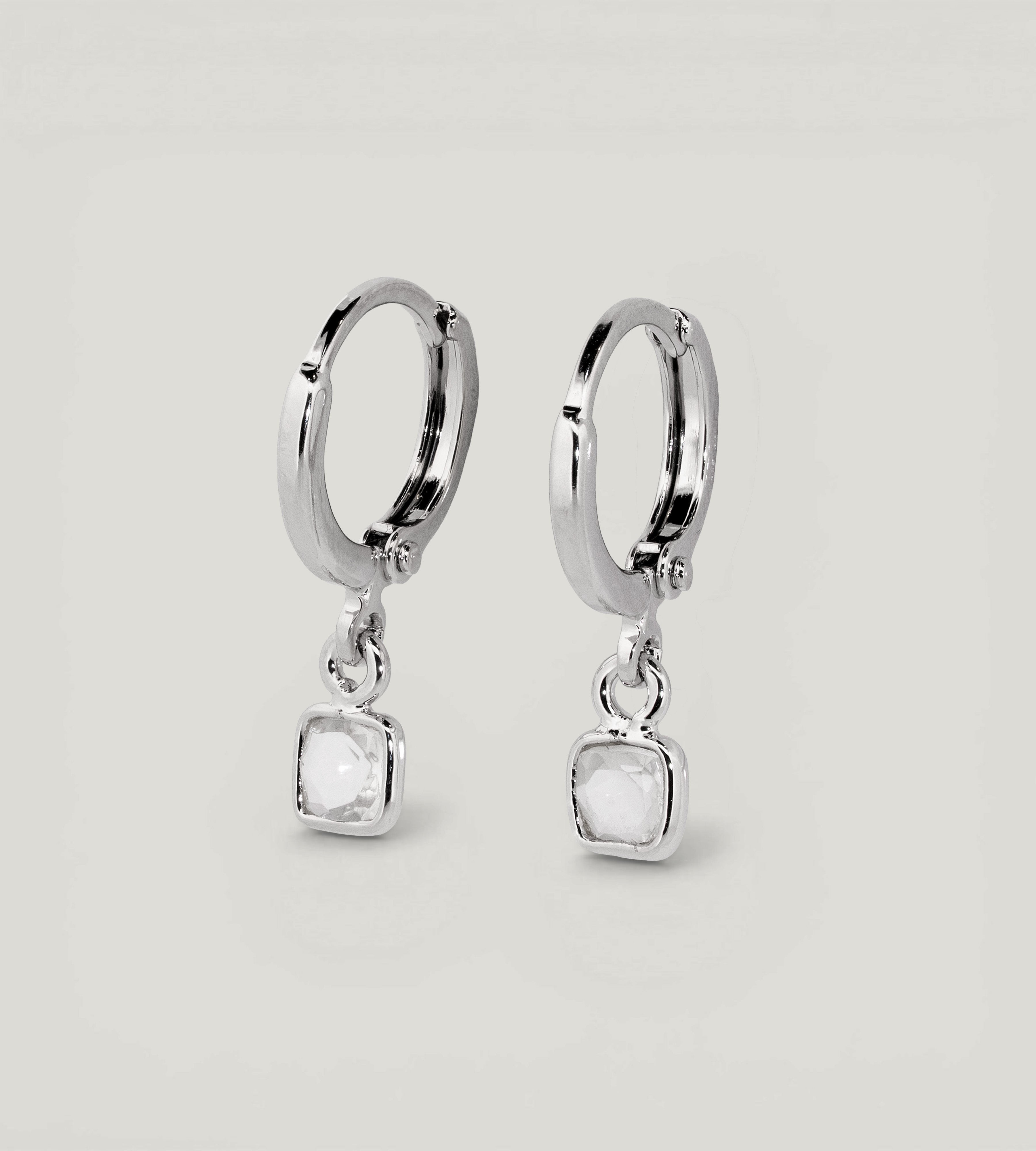 Dina Hoop Silver