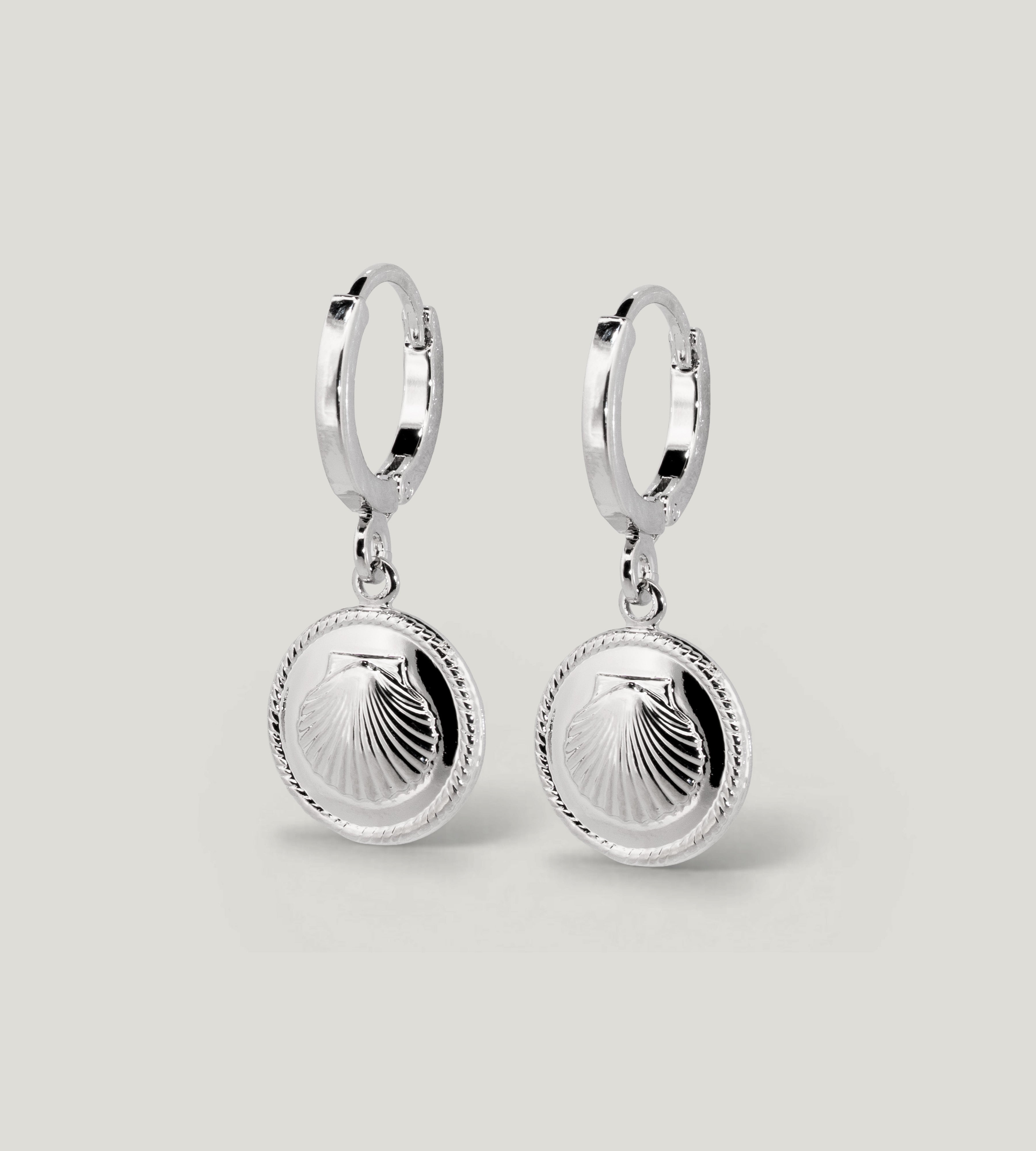 Sirenuse Hoop Silver