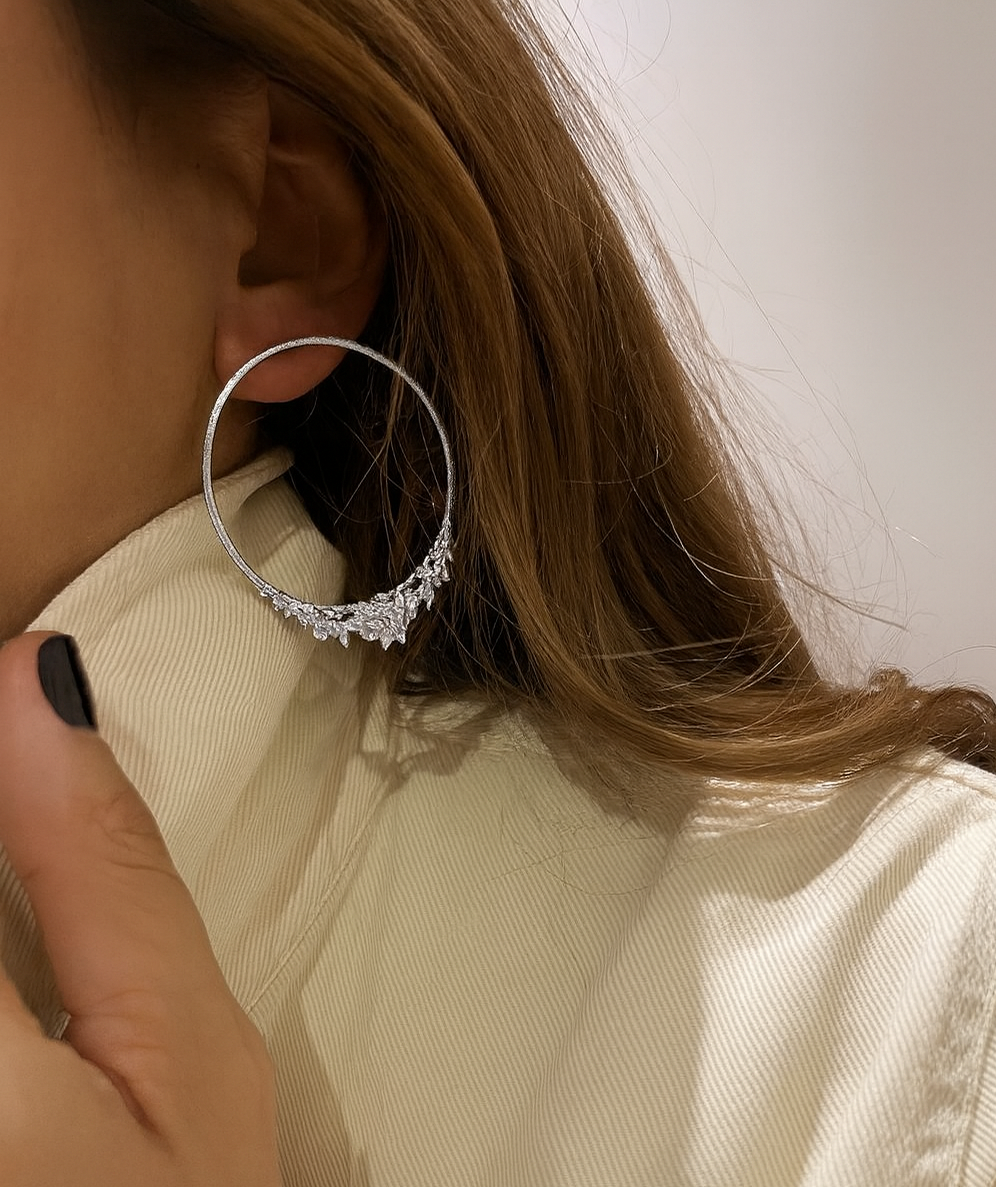 Monoe Earring Silver