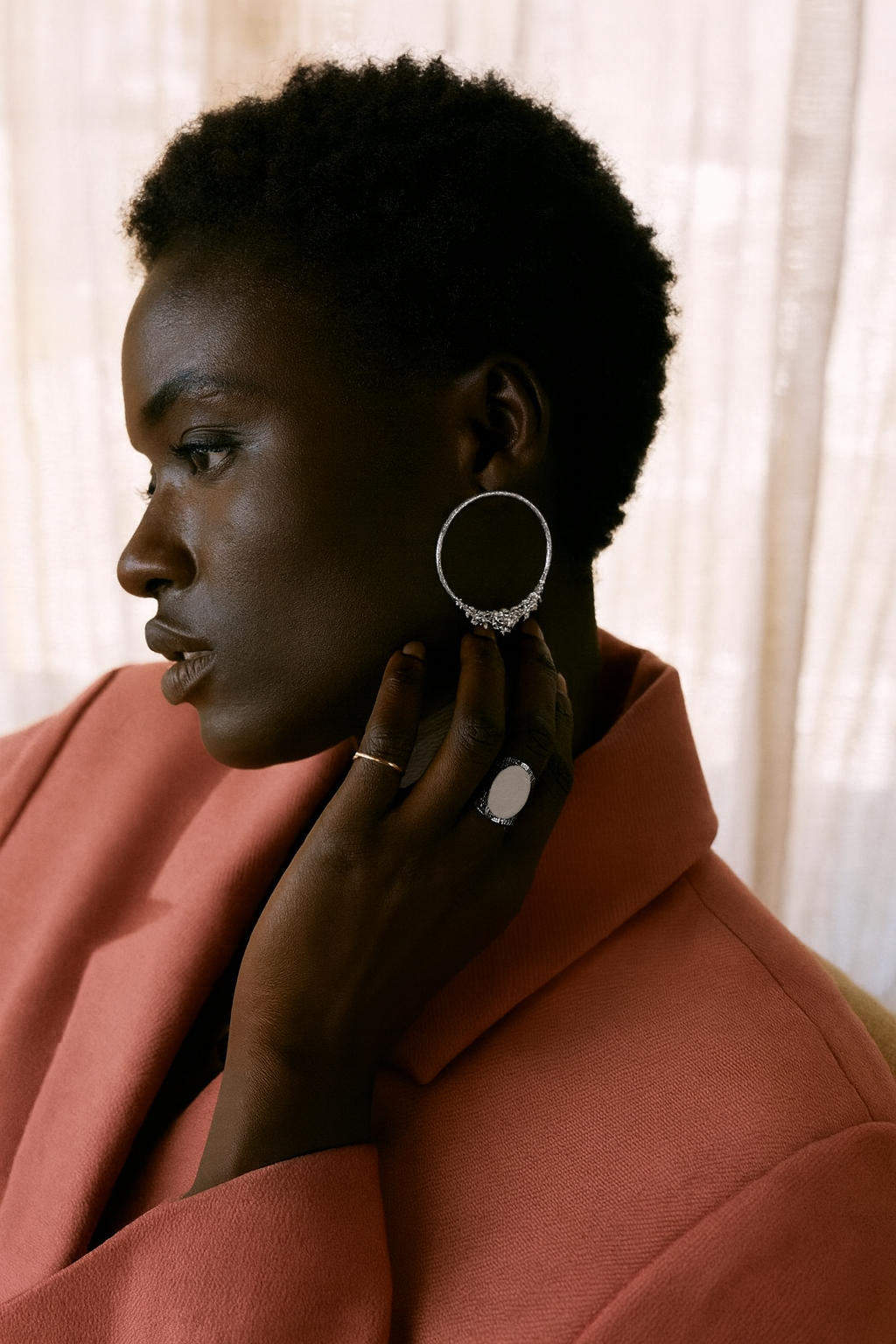 Monoe Earring Silver