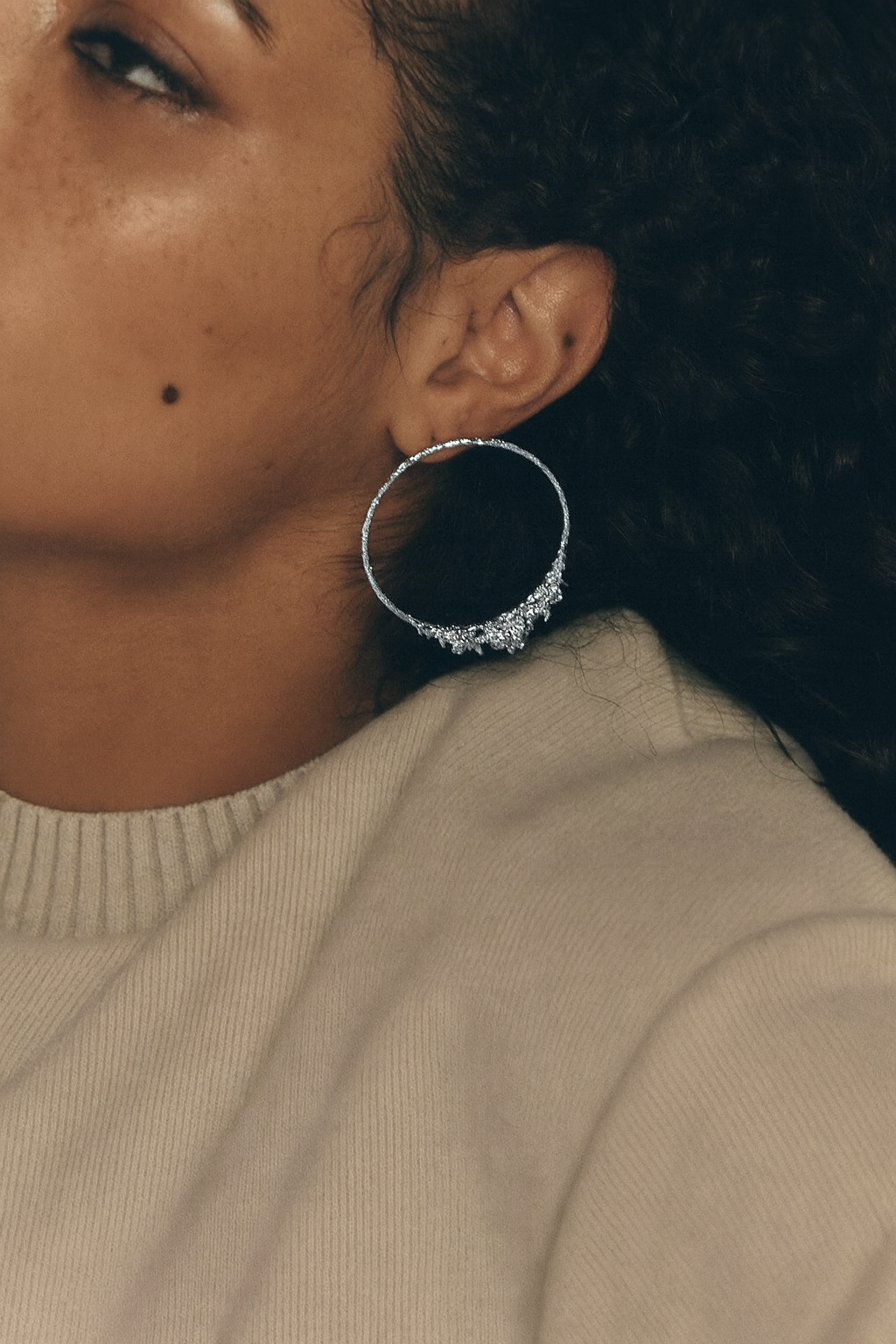 Monoe Earring Silver