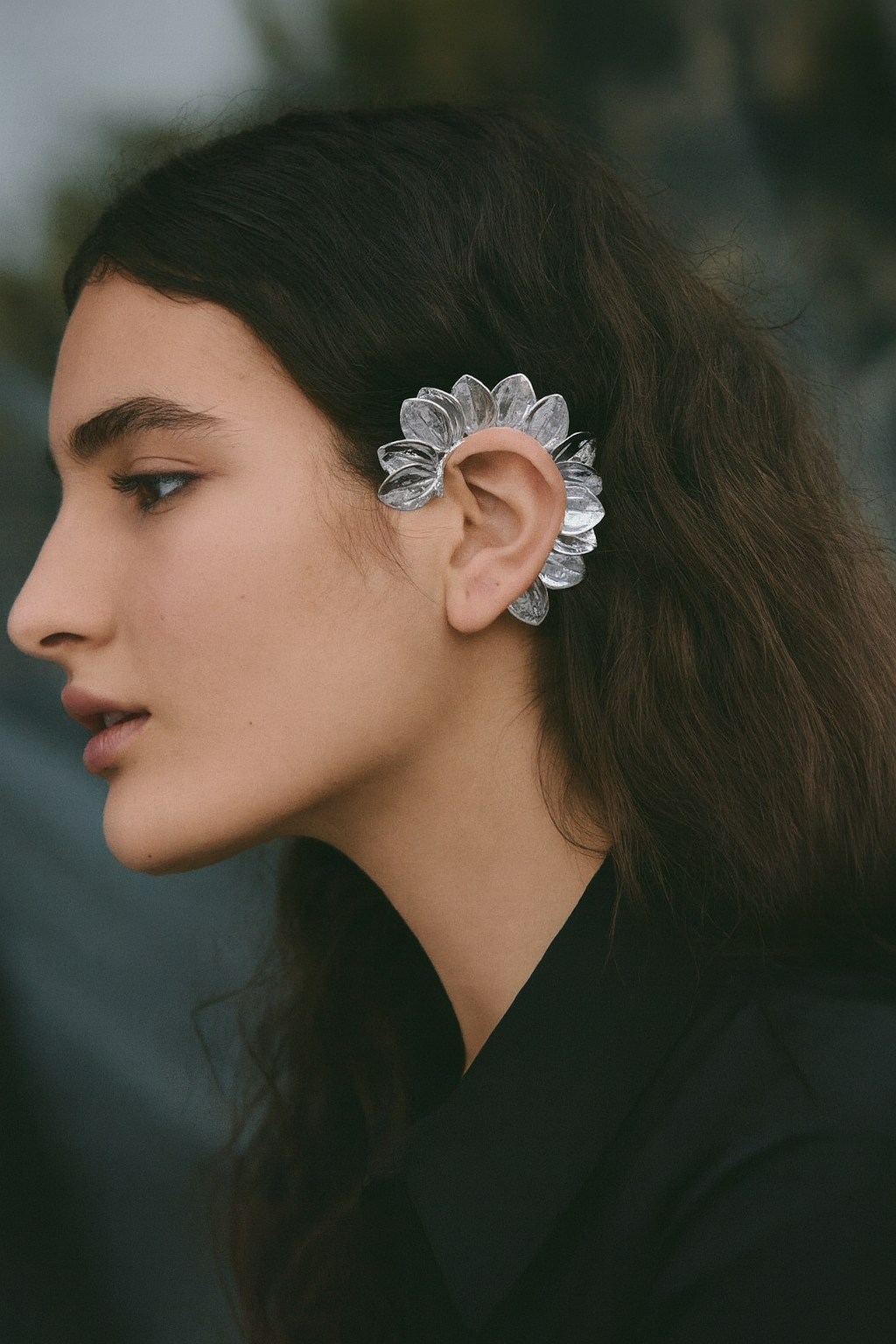 Philae Gauche Earring Silver