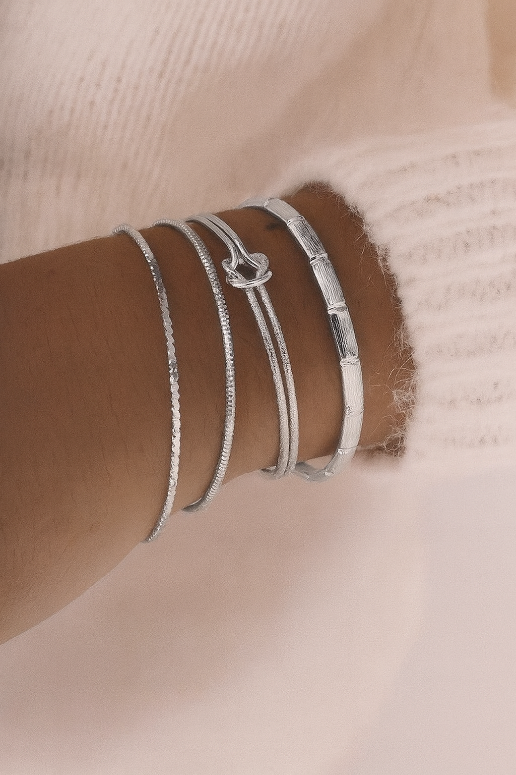 Mila Bangle Silver