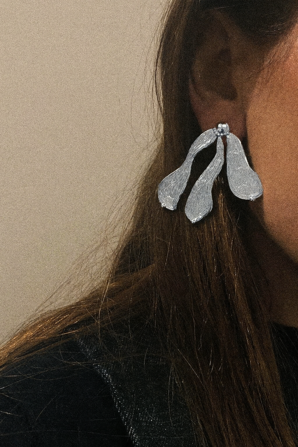 Aloe Earring Silver