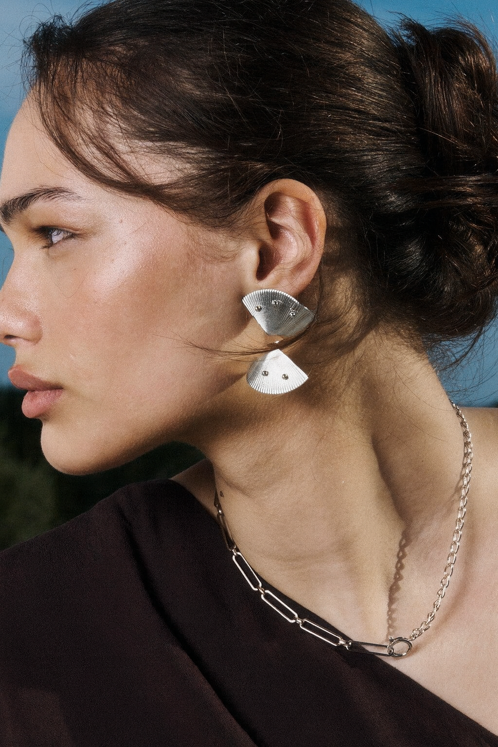 Spirou Earring Silver