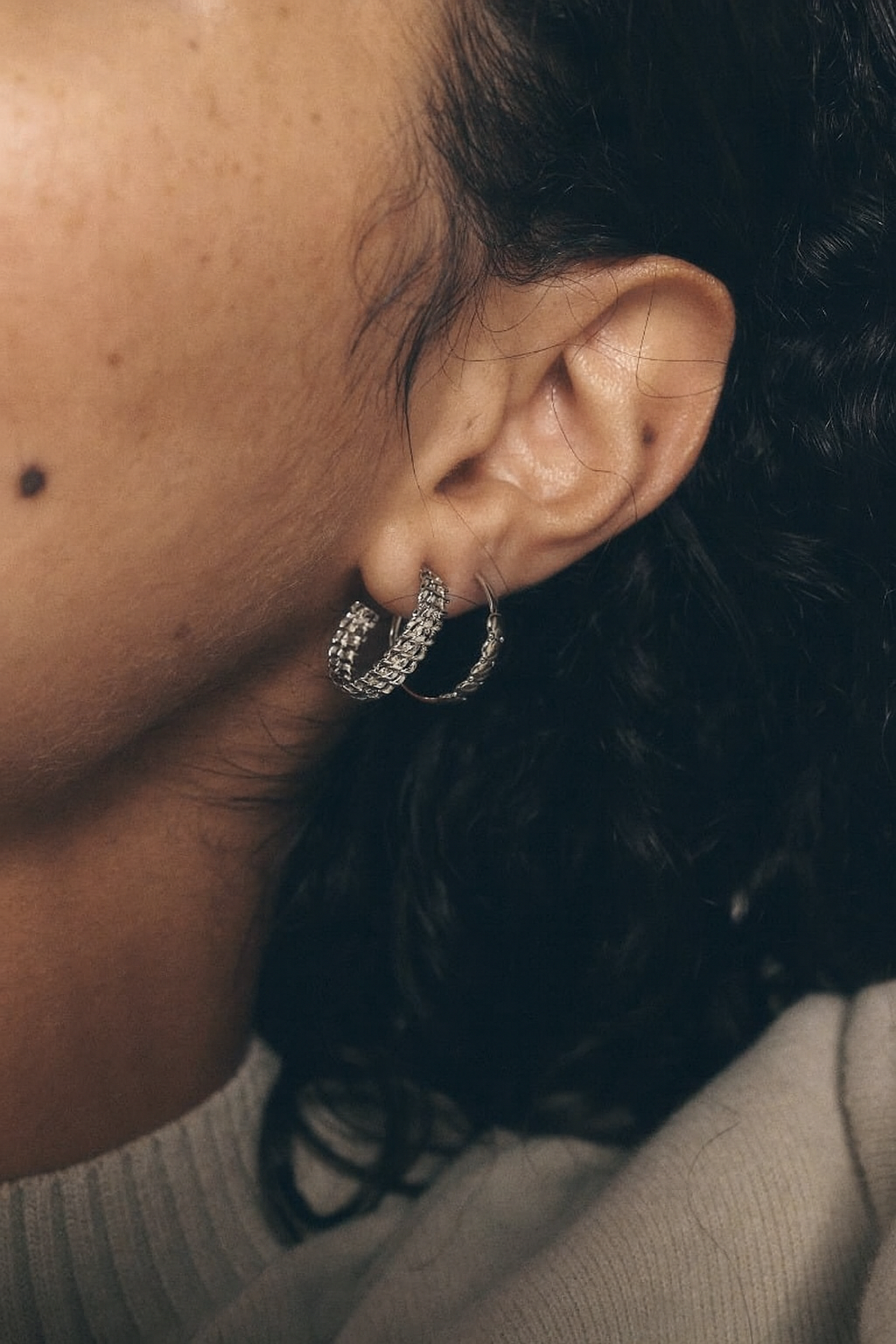 Johan Earring Silver
