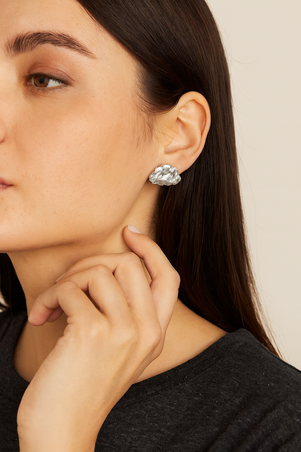 Cumulo Earring Silver