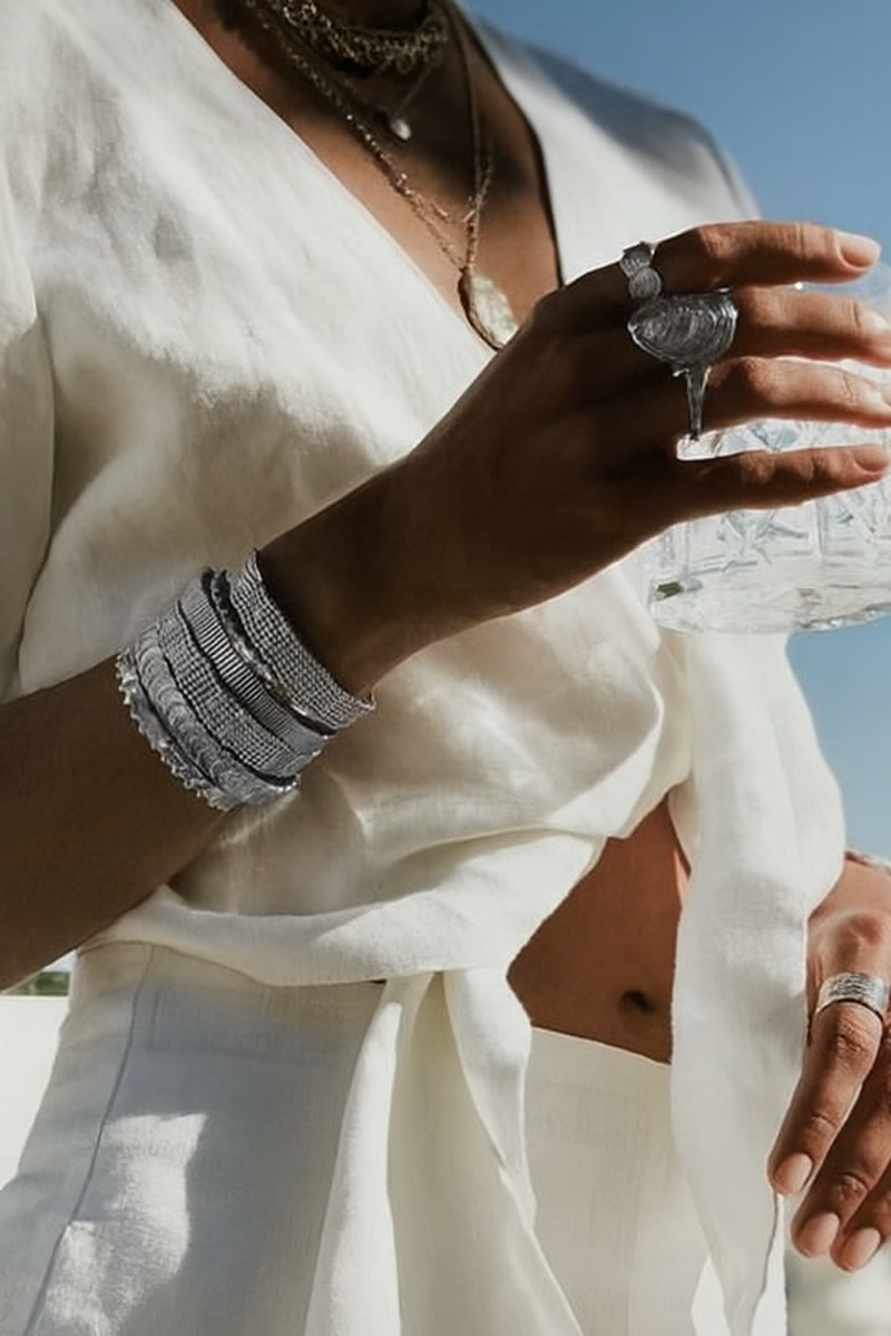 Draga Bangle Silver