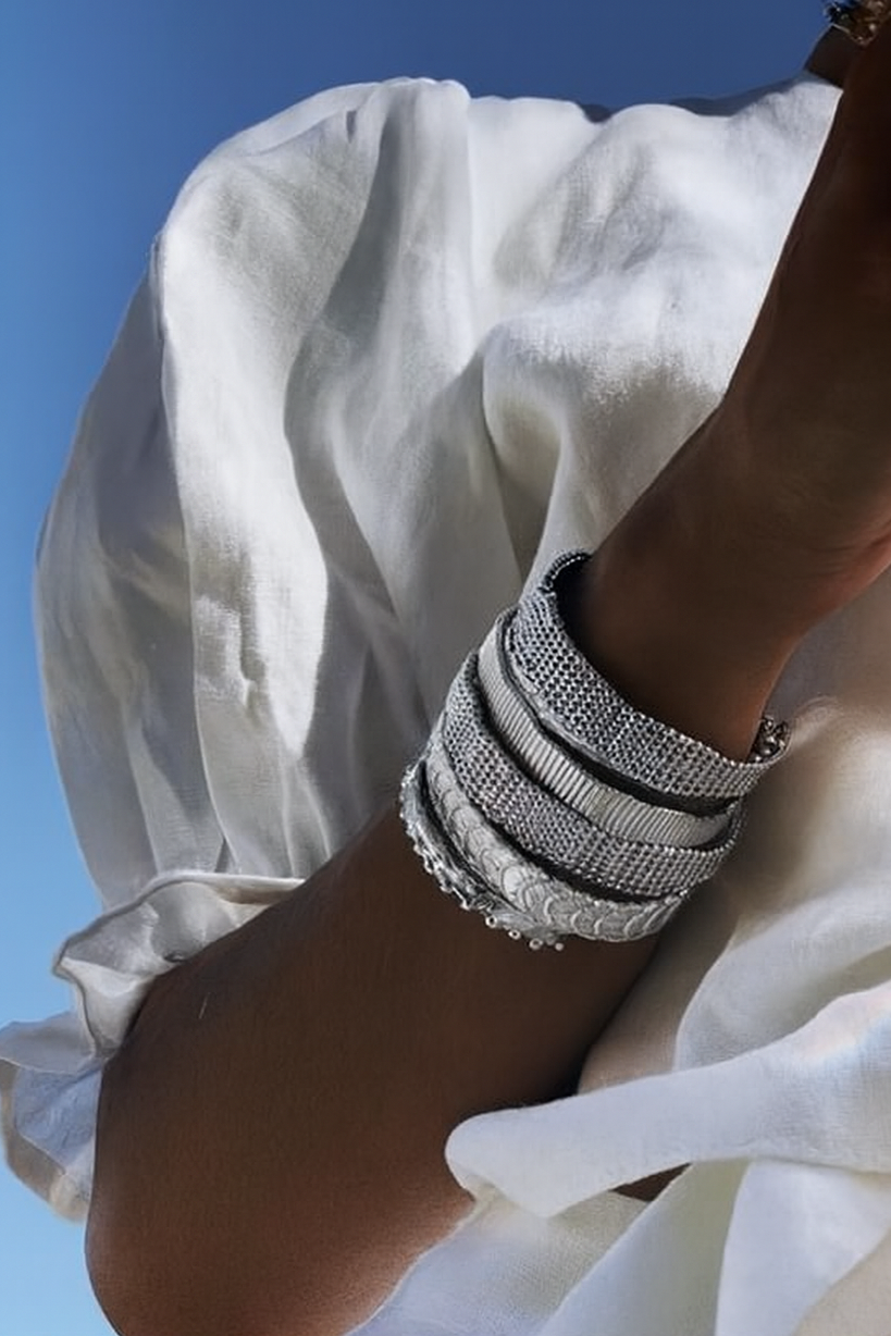 Draga Bangle Silver