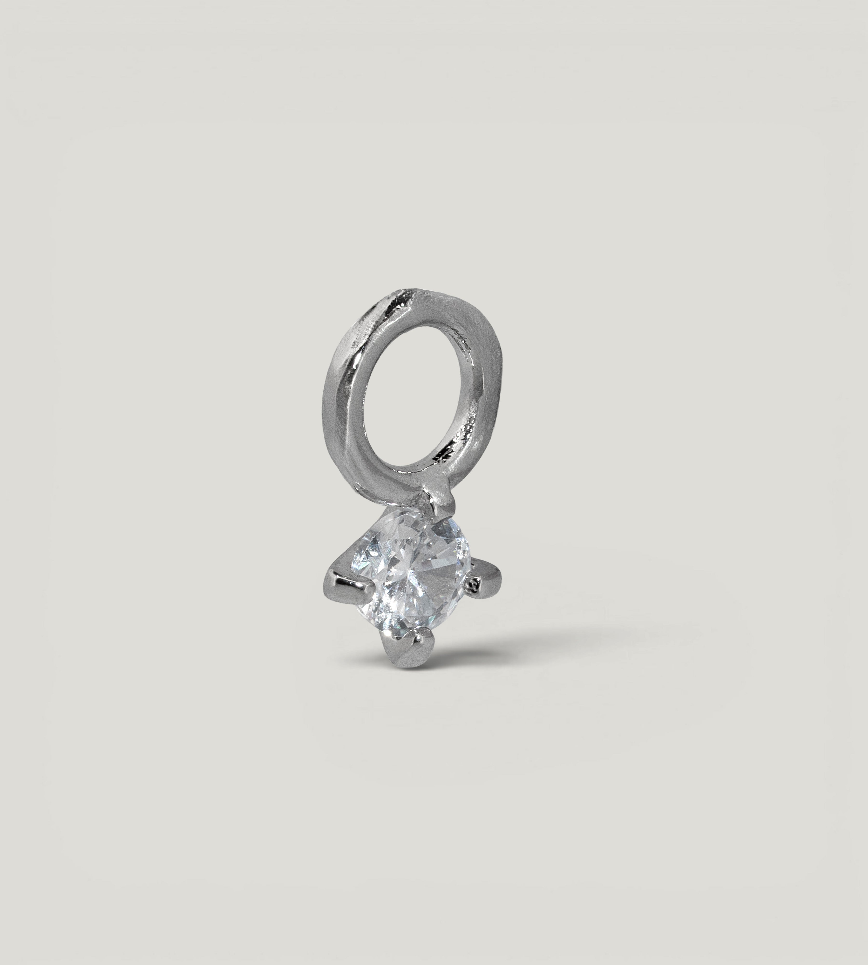 Blacky Charm Silver