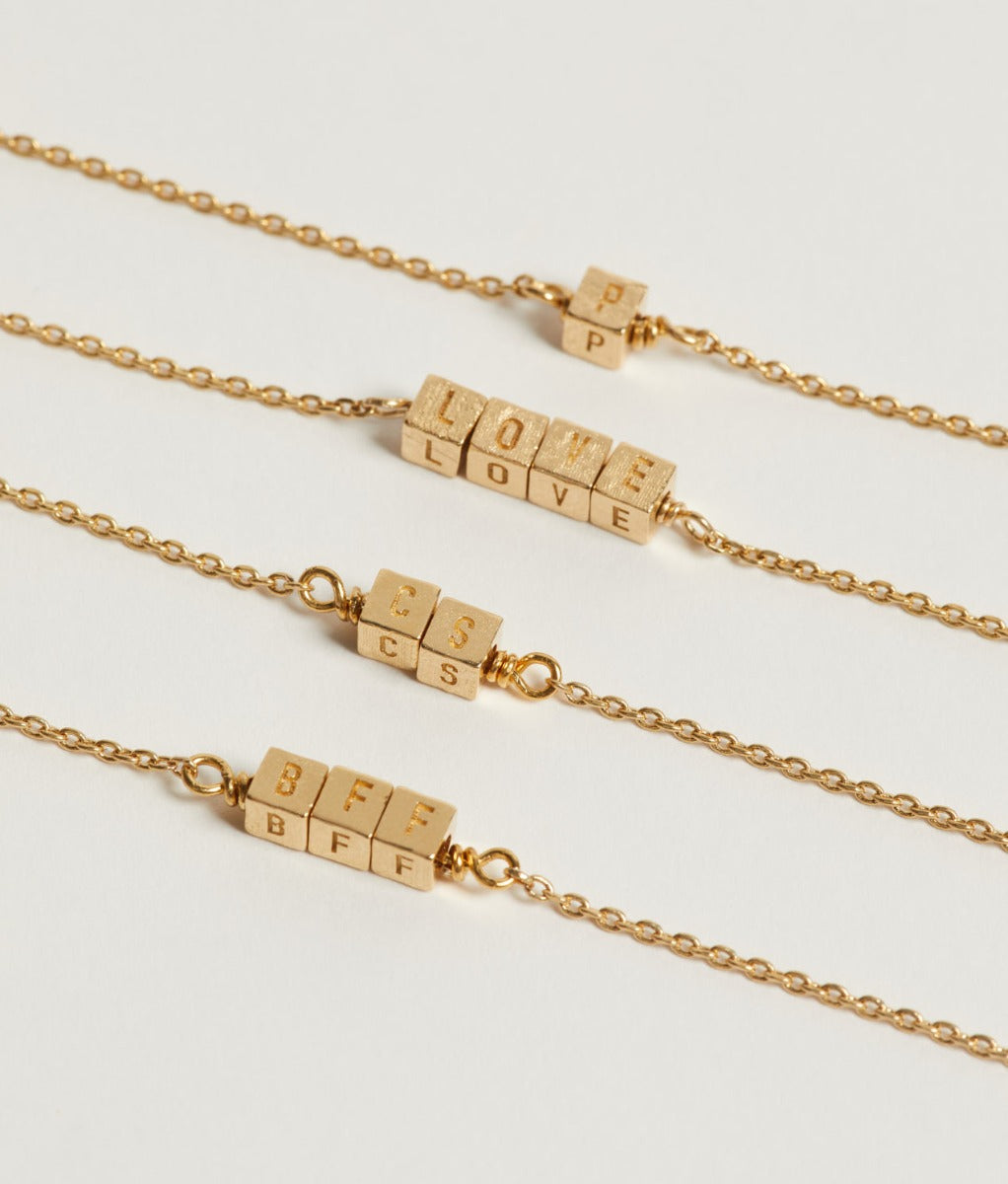 Chaine Bracelet Alphabet