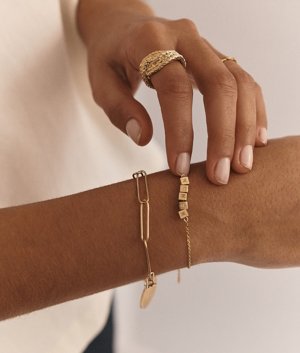 Chaine Bracelet Alphabet